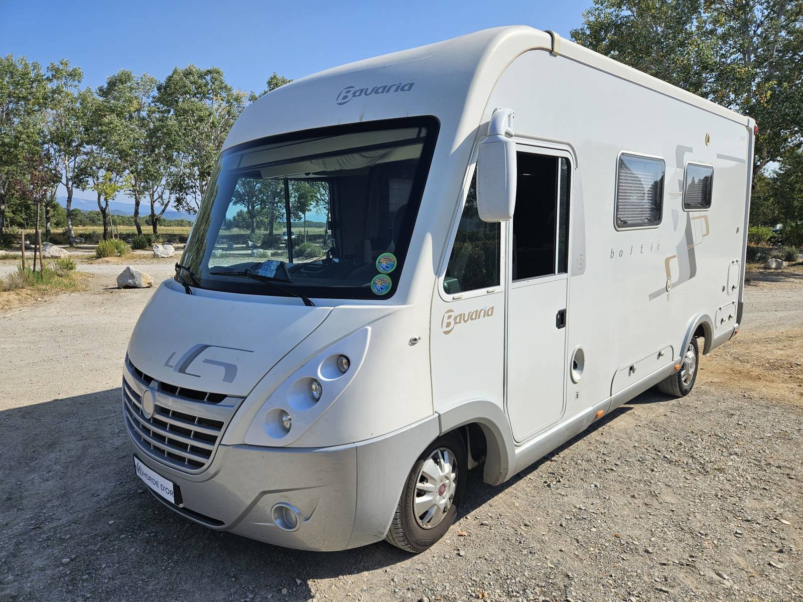 Très bel intégral BAVARIA BALTIC I640 de 2013 avec 85648 Km sur un châssis FIAT DUCATO en 2,5L 155 Ch visible sur ORAISON dans le 04